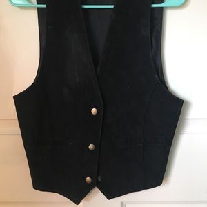 VINTAGE REAL LEATHER vest